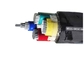 0,6 / 1kV Tape Baja Lapis Baja Kabel Listrik Aluminium Conductor XLPE Insulated Kabel LV 3x240 + 1x120mm2 pemasok