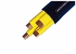 0,6 / 1kV Empat Cores CU / PVC / PVC Yellow PVC Insulated Kabel untuk Transmisi Daya pemasok