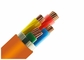 Flame Retardant 0.6 / 1KV LowSmoke Halogen Free Cable Orange Outer Sheath CE Berkualitas pemasok