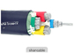 0.6V / 1KV PVC Insulated Power Cable, PVC Insulated Flexible Cable Umur Panjang pemasok