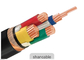 Disesuaikan Kabel berisolasi PVC 600 / 1000V Nilai Tegangan Dengan Tiga Setengah Inti pemasok