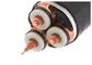 3 Core XLPE Insulated Kabel Listrik, Kabel Daya Tegangan Menengah 26 / 35kV pemasok