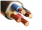 Empat Inti Tembaga Konduktor Kabel berisolasi PVC, Kabel Listrik Tegangan Rendah 1kV pemasok