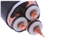 3 Inti Tegangan Menengah PVC Sheath 33kV XLPE Kabel Listrik pemasok