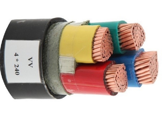 Cina 240 mm2 Kabel berisolasi PVC berselubung PVC kustom, Kabel listrik multicore pemasok