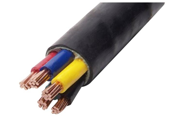 Cina KEMA 1kV Lima Cores Copper Conductor berisolasi PVC Kabel 0,6 / 1kV CU / PVC / kabel PVC pemasok