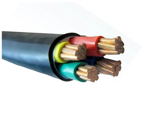 Cina Sertifikat CE 0.6/1kV berisolasi Pvc kabel Power empat inti konduktor listrik kabel tembaga pemasok