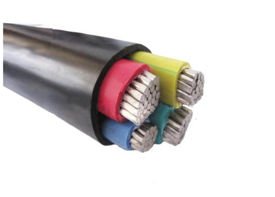 Cina Tiga Dan Setengah Inti PVC Insulated Kabel Unarmour Cable1000V Aluminium Conductor pemasok