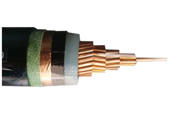 Cina Tegangan Menengah Copper atau Aluminium Conductor XLPE Insulated Power Cable Embossing Marking pemasok