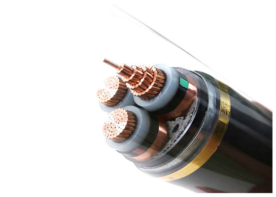 Cina Xlpe Insulated Electrical Power Cable 3.6kv / 6kv Dengan Copper Conductor pemasok