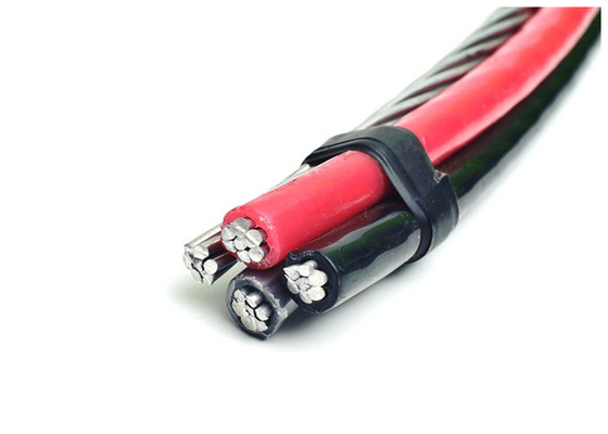 Cina Kabel Bundel Udara Berinsulasi XLPE / PVC Shanghai Shenghua, Kabel Drop Layanan Triplex pemasok