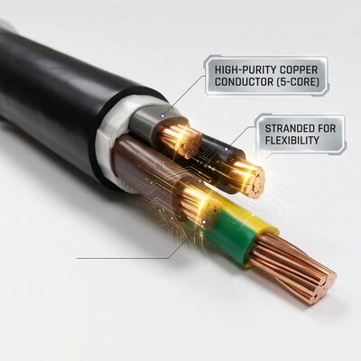 Cina LSZH 3x2.5mm2 PVC Insulated Building Cable Low Smoke Zero Halogen Flame Retardant 450/750V pemasok