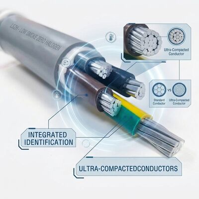 Cina N2XCH-J 5x16mm2 Low Smoke Zero Halogen PVC Insulated Cable Tunnel 0.6/1kV IEC60502 pemasok