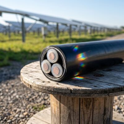 Cina UV Resistant Aerial 0.6/1kV 3x185mm2 Aluminium XLPE Insulated Power Cable pemasok