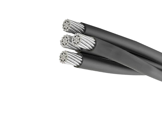 Cina 0.6/1KV Tegangan Rendah Overhead Line Triplex ABC Cable ASTM B231 pemasok