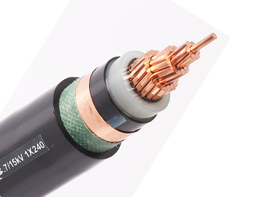 3 Core XLPE Terisolasi MV Power Kabel Stranded Tembaga Konduktor Untuk Laying Sh Shenghua pemasok