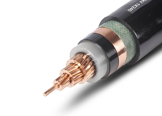 3 Core XLPE Terisolasi MV Power Kabel Stranded Tembaga Konduktor Untuk Laying Sh Shenghua pemasok