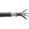 0,6 / 1 kV konduktor tembaga berisolasi PVC kabel dengan kabel baja lapis baja galvanis kawat daya pemasok