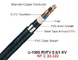 U1000 Low Voltage CU Conductor Pvc Insulated Wire Dengan Double Steel Tape Armored Power Cable pemasok