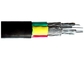 1000V Empat Inti PVC Insulated Kabel &amp;amp; Kabel Daya Berselubung dengan Aluminium Conductor pemasok