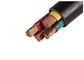 Konduktor Tembaga Tegangan Rendah 4 Kabel Daya Inti 0.6 / 1kV Kabel Listrik Terisolasi PVC pemasok