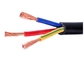 Isolasi PVC / Kabel Kabel Eletrical Berselubung Kabel Tiga Inti Acc.To Standar IEC pemasok
