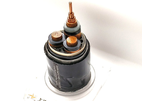 Shanghai Shenghua 33kV Single Core Tembaga XLPE Isolasi Kabel Listrik Lapis baja 19 pemasok