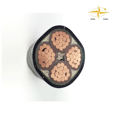 1.5-400mm2 Kabel listrik terisolasi XLPE hitam untuk sistem listrik dalam ruangan pemasok