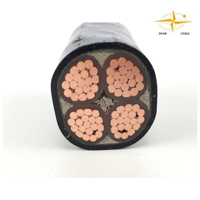 1.5-400mm2 Kabel listrik terisolasi XLPE hitam untuk sistem listrik dalam ruangan pemasok