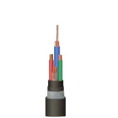 Multi Core 300V Berselubung Kawat Baja Kabel Berisolasi PVC Lapis Baja Digulung Untuk Penggunaan Bawah Tanah pemasok