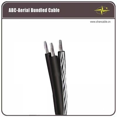 Layanan Triplex / Quadruplex 0,6 / 1kV Aluminium ABC Kabel Tahan Api IEC 60332-1 pemasok