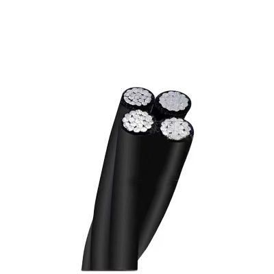 Kabel Terpadu Udara Berkualitas Tinggi 0,6/1kV Triplex/Quadruplex untuk Distribusi Listrik yang Dapat Diandalkan pemasok