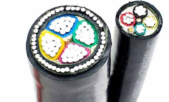 1-5 Inti XLPE Kabel Daya Terisolasi Untuk Transmisi Daya pemasok