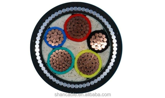 Low Smoke Zero Halogen Cu/XLPE Isolation LSOH Sheath Power Cable 100ft Untuk Kinerja yang Lama pemasok