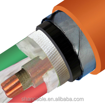 0.8mm Ketebalan Jaket Low Smoke Zero Halogen Kabel Untuk Perlindungan Dalam Ruang Dan Kinerja pemasok