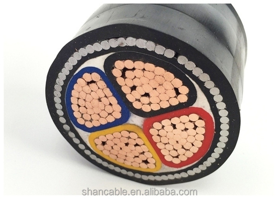 105°C Rating Temperature Black Cu/XLPE Insulation LSOH Sheath Power Cable Cocok untuk lingkungan yang menuntut daya pemasok