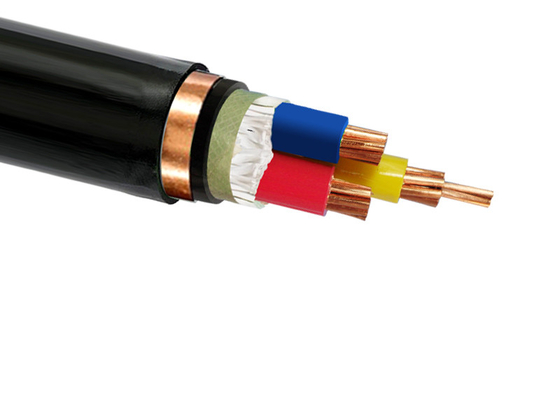 Kabel Daya Berinsulasi XLPE Konduktor Tembaga atau Aluminium Tegangan Menengah Shanghai Shenghua Cable Penandaan Embossing pemasok