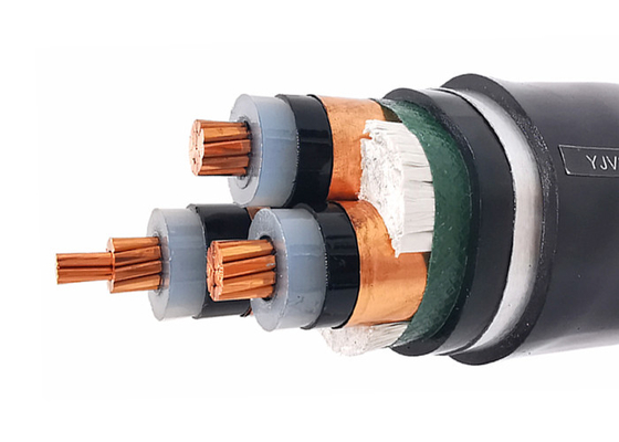 Kabel Listrik Lapis Baja Inti Tunggal Shanghai Shenghua 1kV Konduktor Tembaga Berinsulasi PVC Kabel Lapis Baja Pita Baja Tahan Karat pemasok