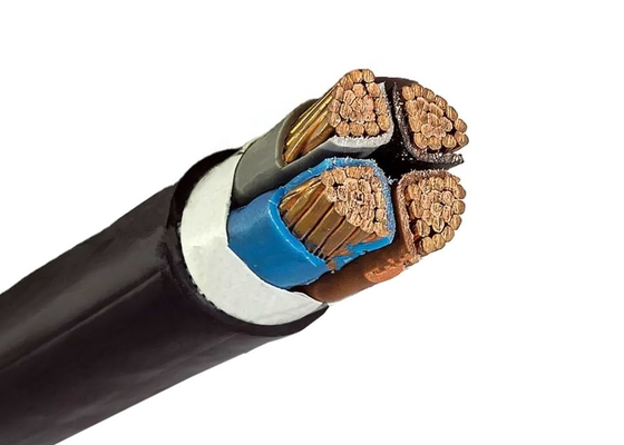 Kabel Shanghai Shenghua U-1000V Tanpa Lapis Baja Konduktor Aluminium Tiga Inti Berinsulasi & Berselubung PVC pemasok