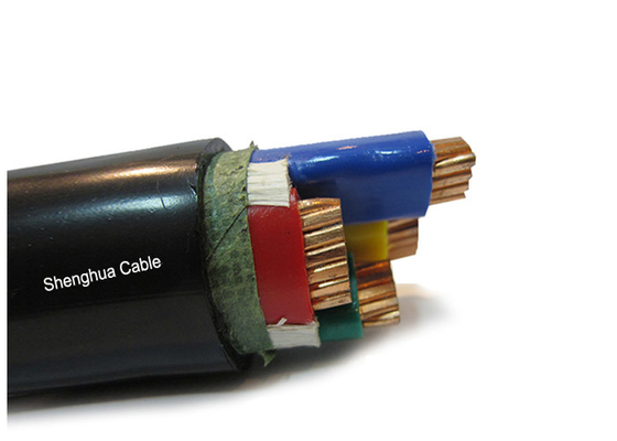 Kabel Konduktor Aluminium Tanpa Lapis Baja 0.6/1kV Berinsulasi & Berselubung PVC 5 Inti Shanghai Shenghua Five Core pemasok