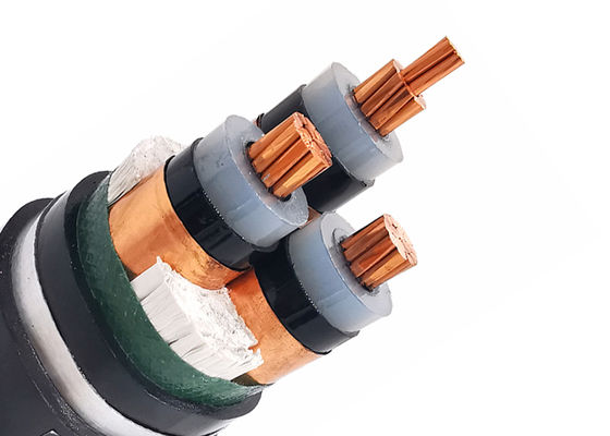 SWA 4x35mm2 Oxygen-Free Copper PVC Insulated Steel Wire Armoured Power Cable for Direct Burial 0.6/1kV pemasok