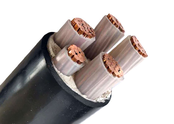 Kabel Daya Berinsulasi XLPE Lima Inti Beruntai 3.5KV Shanghai Shenghua Cable pemasok