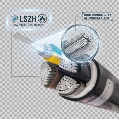 VGV 3x4mm2 UV Resistant PVC Insulated Cable Outdoor Overhead 0.6/1kV IEC60502 Copper pemasok