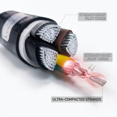 NYY 1x120mm2 PVC Insulated Single Core Cable 90C Power Station 0.6/1kV IEC60502 pemasok