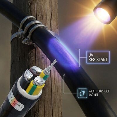 NYM 3x2.5mm2 UV Resistant PVC Insulated Cable Outdoor Lighting 450/750V IEC60228 pemasok