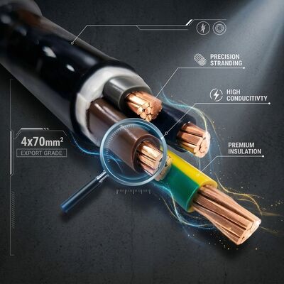 LSZH 3x2.5mm2 PVC Insulated Building Cable Low Smoke Zero Halogen Flame Retardant 450/750V pemasok