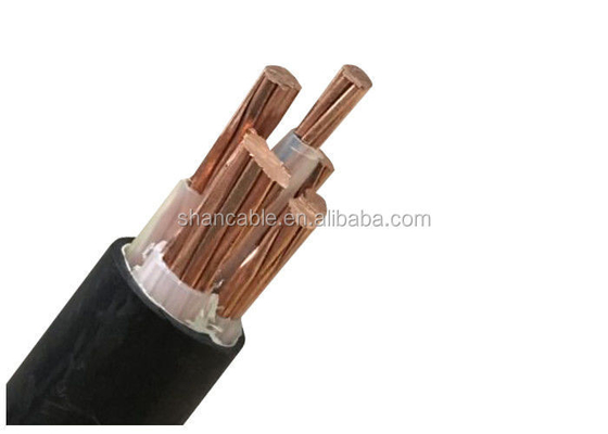 Tegangan Menengah XLPE Kabel Daya Terisolasi Single Core 3 Core Conductor Tembaga XLPE Kabel Terisolasi N2XSY pemasok