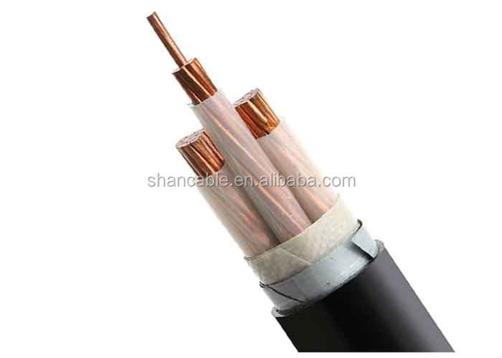 Tegangan Menengah XLPE Kabel Daya Terisolasi Single Core 3 Core Conductor Tembaga XLPE Kabel Terisolasi N2XSY pemasok