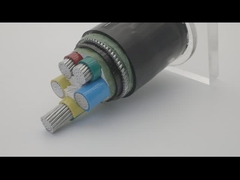 AWA SWA Tembaga Lapis Baja 100m Panjang Kabel Terdampar Berselubung PVC